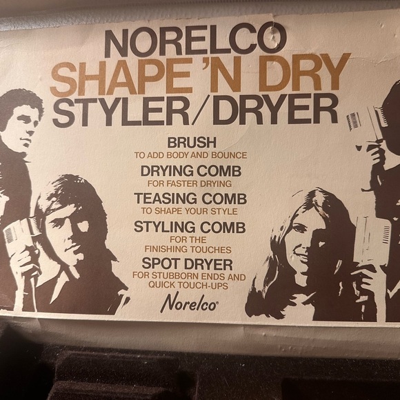Vintage Norelco Shape N Dry hair dryer - Picture 4 of 10